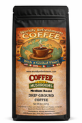 Coffee with MUSHROOMS, medium roast from Worldly Refreshments