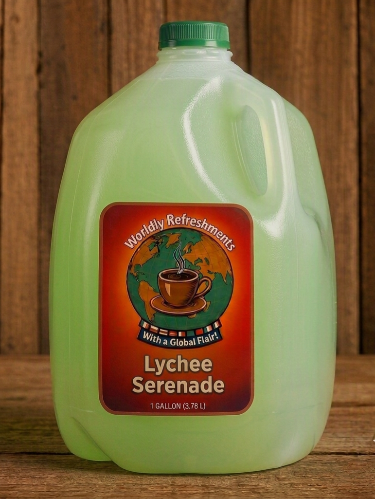 Lychee Serenade Sparkling Lemonade product from Worldly Refreshments