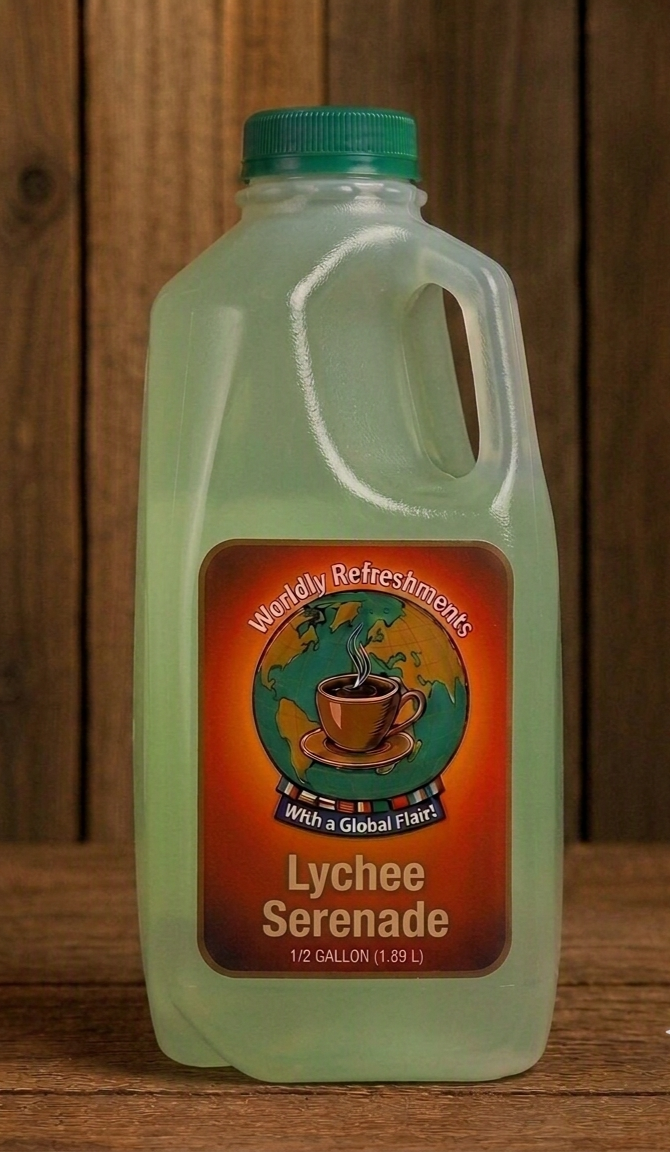 Lychee Serenade Sparkling Lemonade product image 2 from Worldly Refreshments